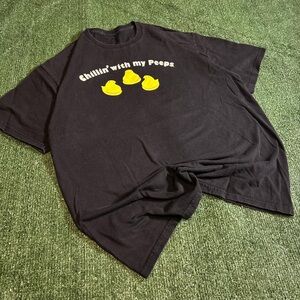 XFX Black Tee with Yellow Print